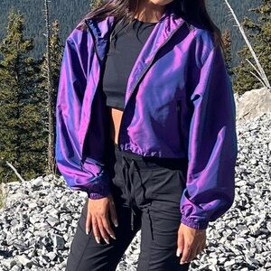 TNA Iridescent Purple Jacket